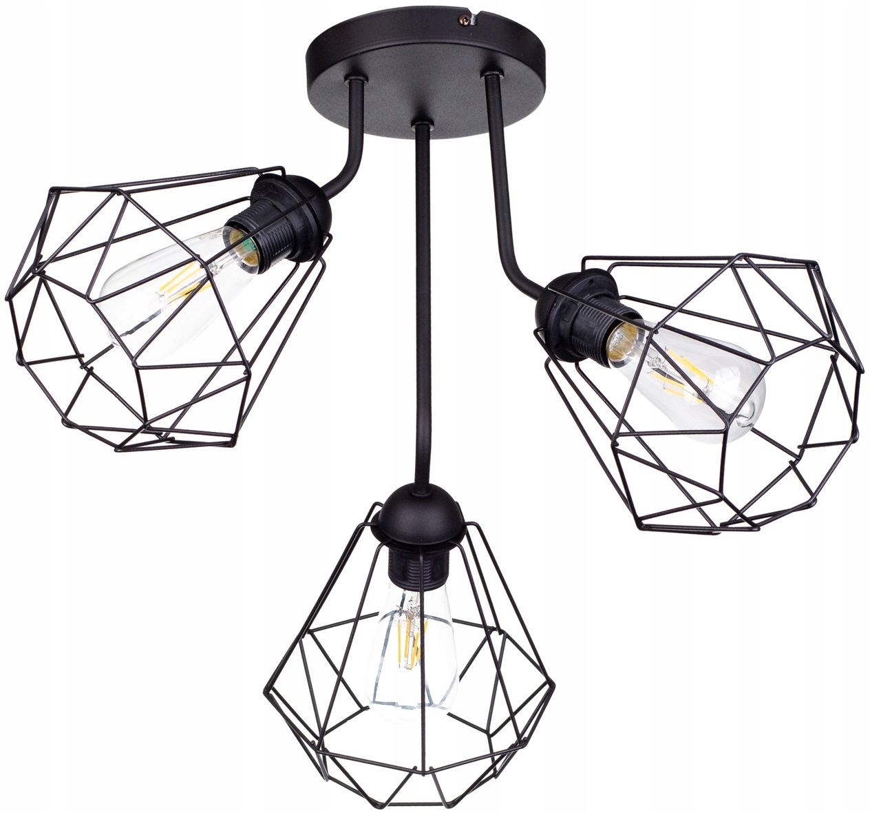 

Lampa Wisząca Sufitowa Żyrandol Brylant Loft Drut