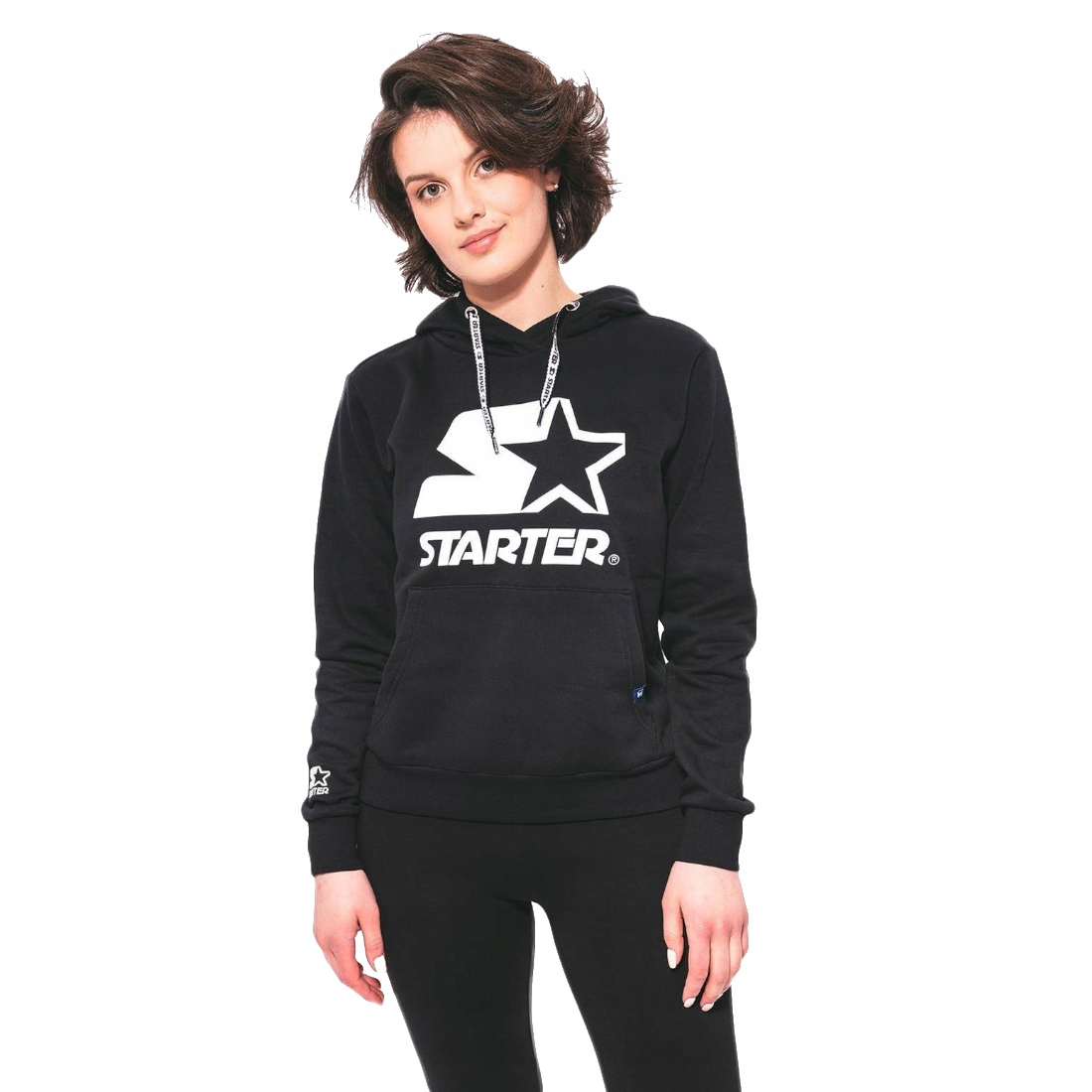 Starter Woman Blouse Hoodie -s- Mikina Dámská Bavlna Černá