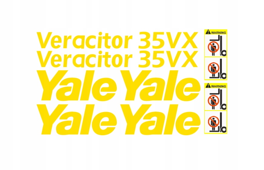 Samolepky s nálepkou Yale Varacitor 35VX