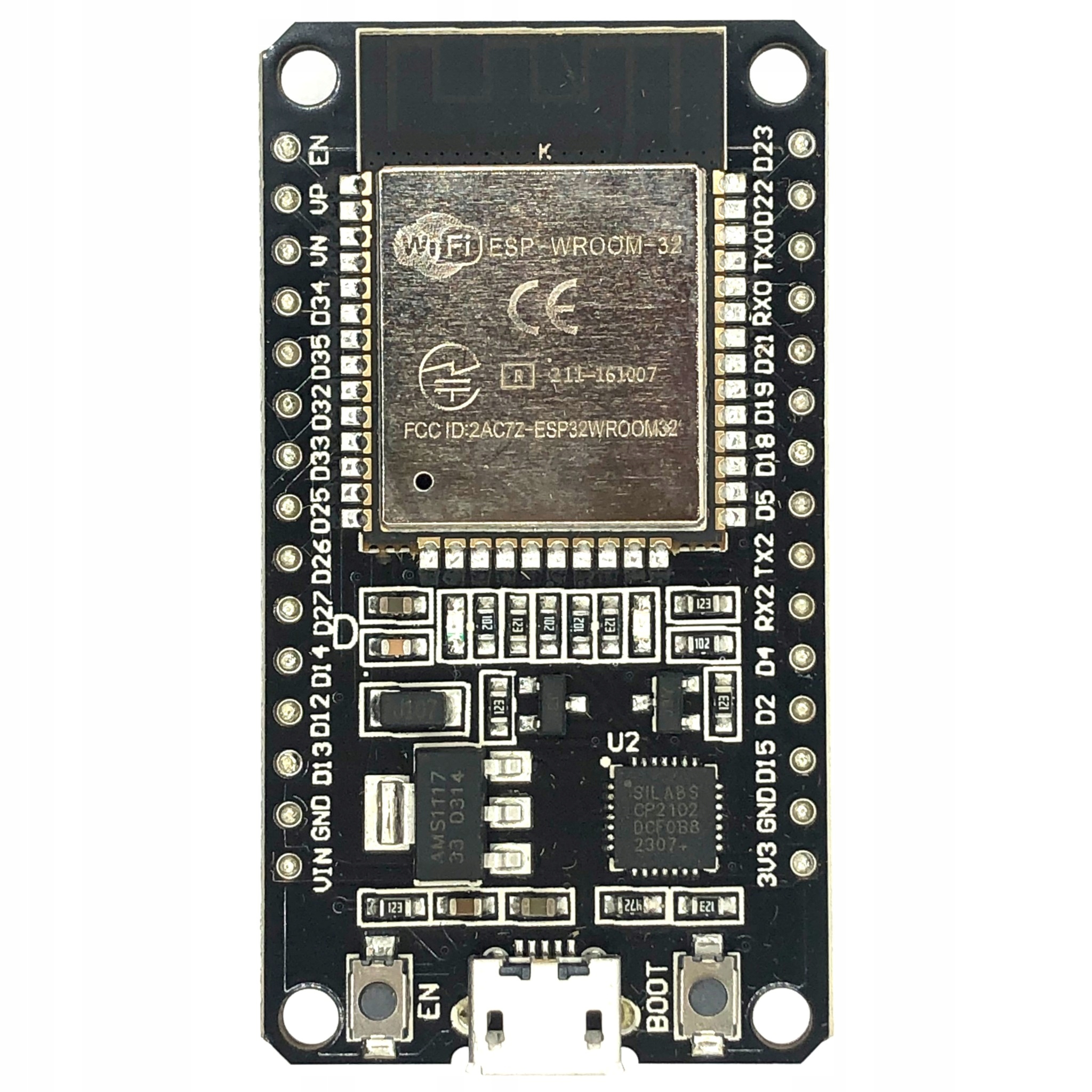 ESP32 wifi bluetooth ESP-WROOM-32 z listwami goldpin do wlutowania