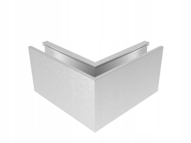 Rohová Vnútorná Hliníková Lišta 12.00-21.52 Eko Saténová