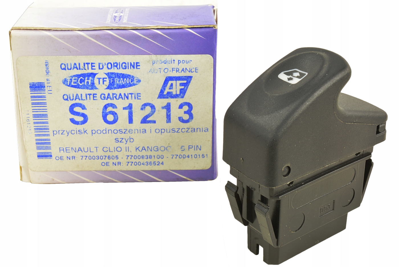 PRZEŁĄCZNIK PRZYCISK SZYBY KANGOO I CLIO II THALIA