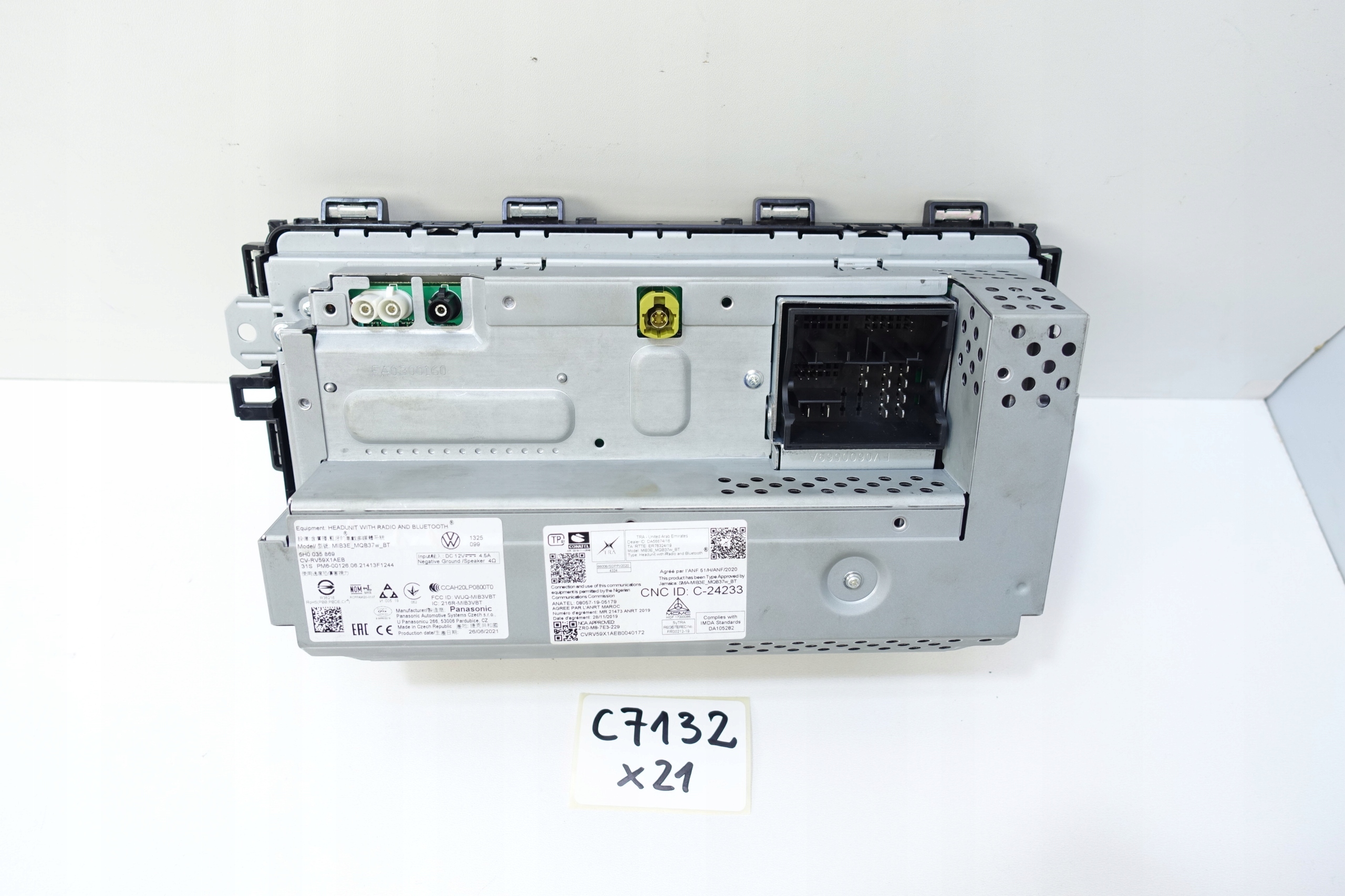 EKRAN display RADIO BLUETOOTH VW GOLF VIII 5H0