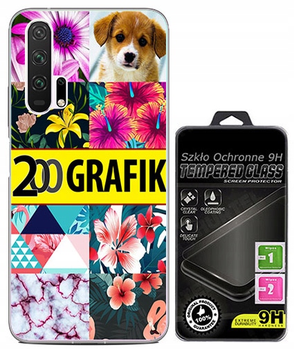 

Etui Cienki Silikon Foto do Honor 20 Pro Szkło