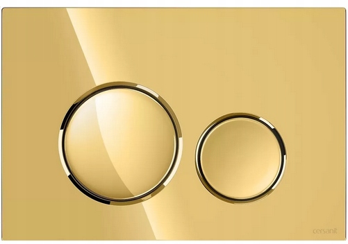 Przycisk Wc Do Wc Cersanit Luna Złoty Błysk K97-466 Modny Do Stelaża
