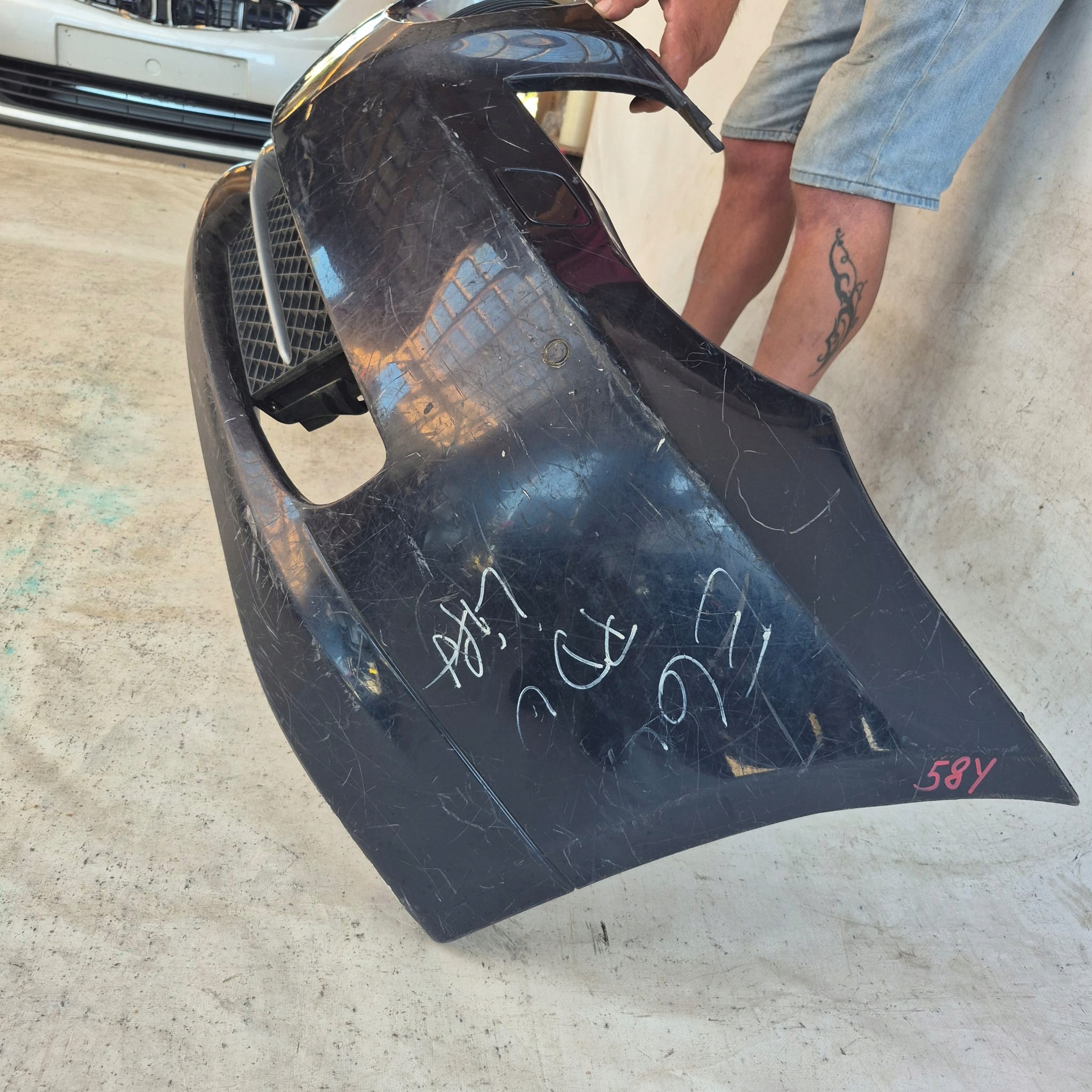 BMW 5 E60 E61 LIFT 07- bumper front front 4XPDC SPR 7178068