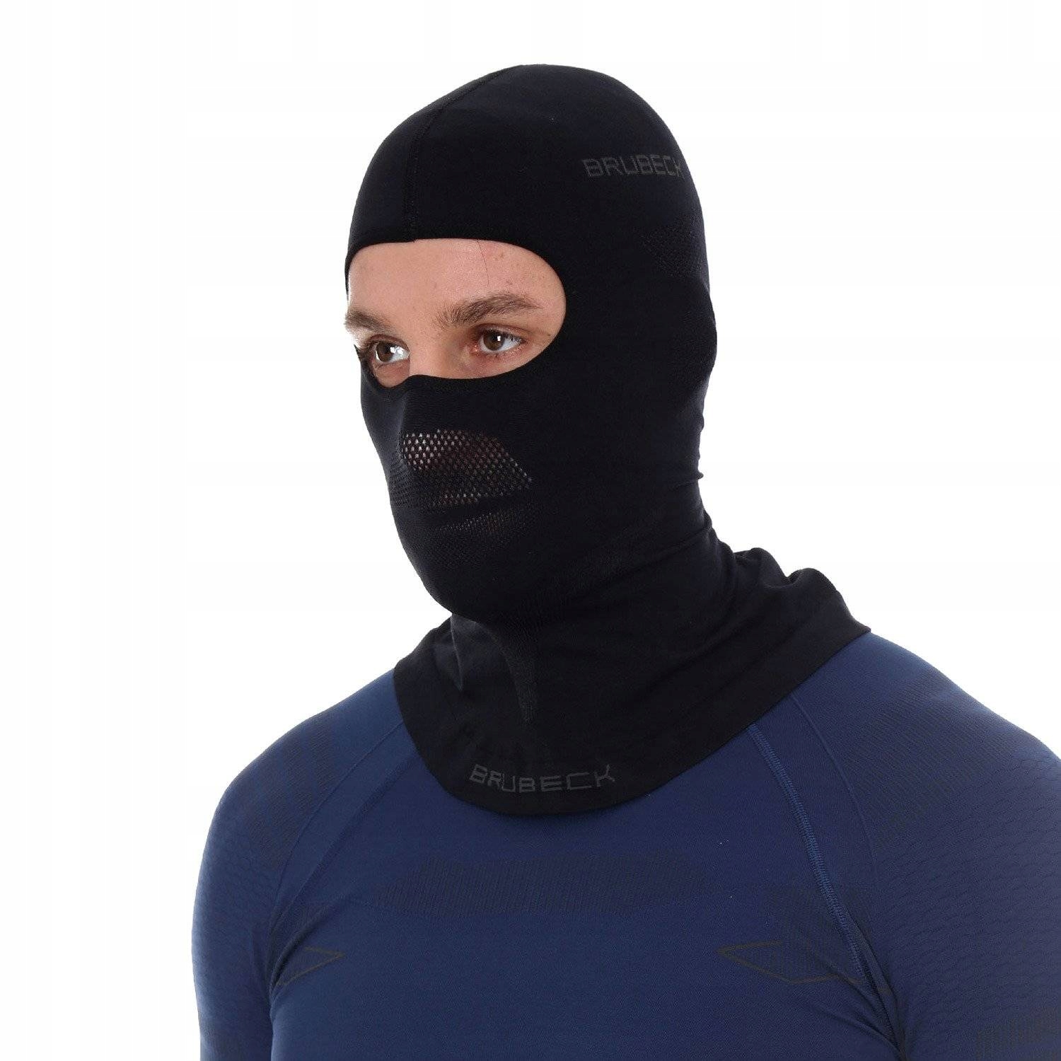 KOMINIARKA MOTOCYKLOWA BRUBECK pod kask na motor CZARNA szybkoschnąca Stan opakowania oryginalne