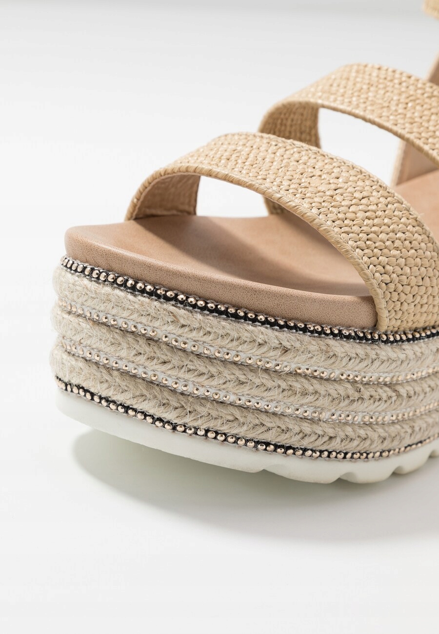 TATA ITALIA DAMSKIE ESPADRYLE PLATFORMA 40 1FLS Oryginalne opakowanie producenta pudełko