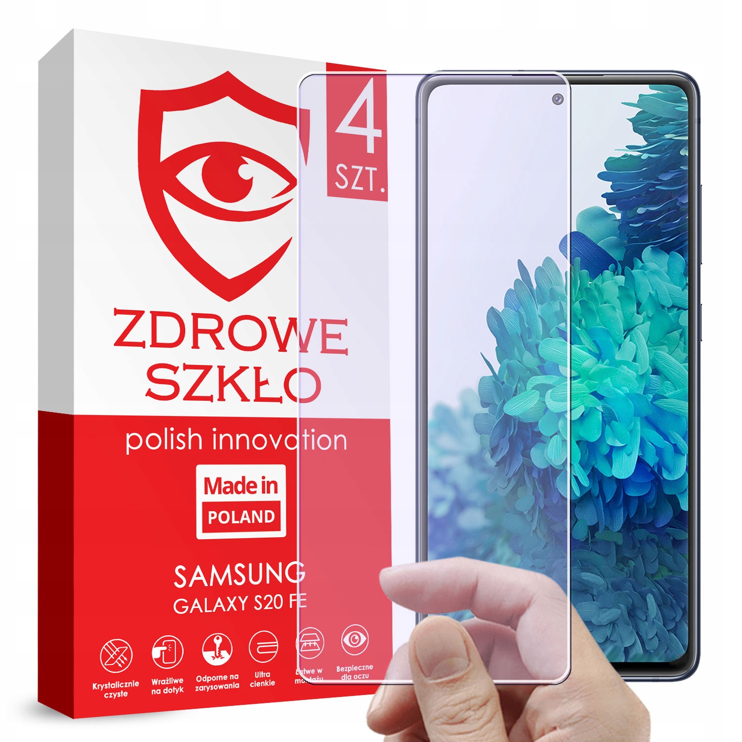 

4x Szkło Hybrydowe Do Samsung Galaxy S20 Fe