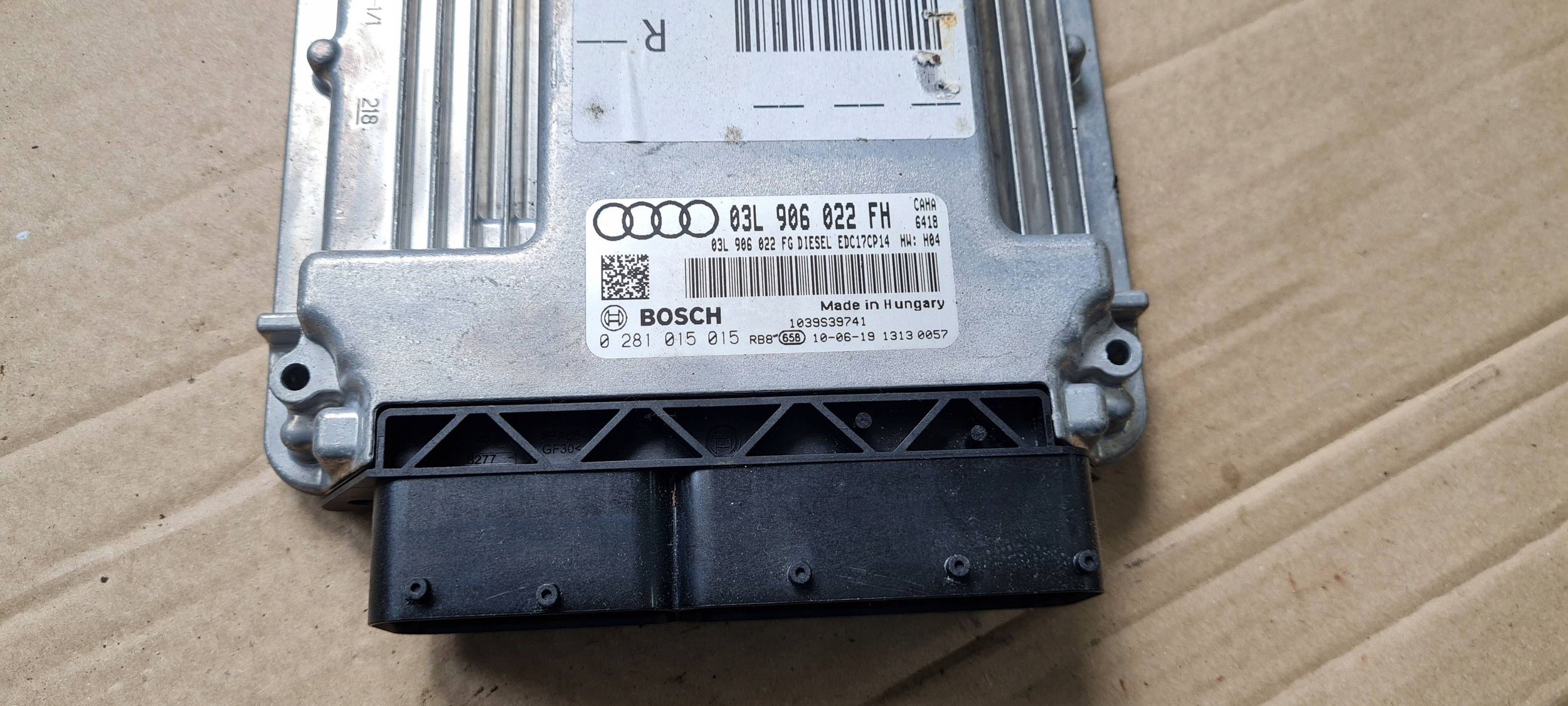 A6 C6 LIFT module control unit computer of the engine ECU 2.0 TDI 03L906022FH