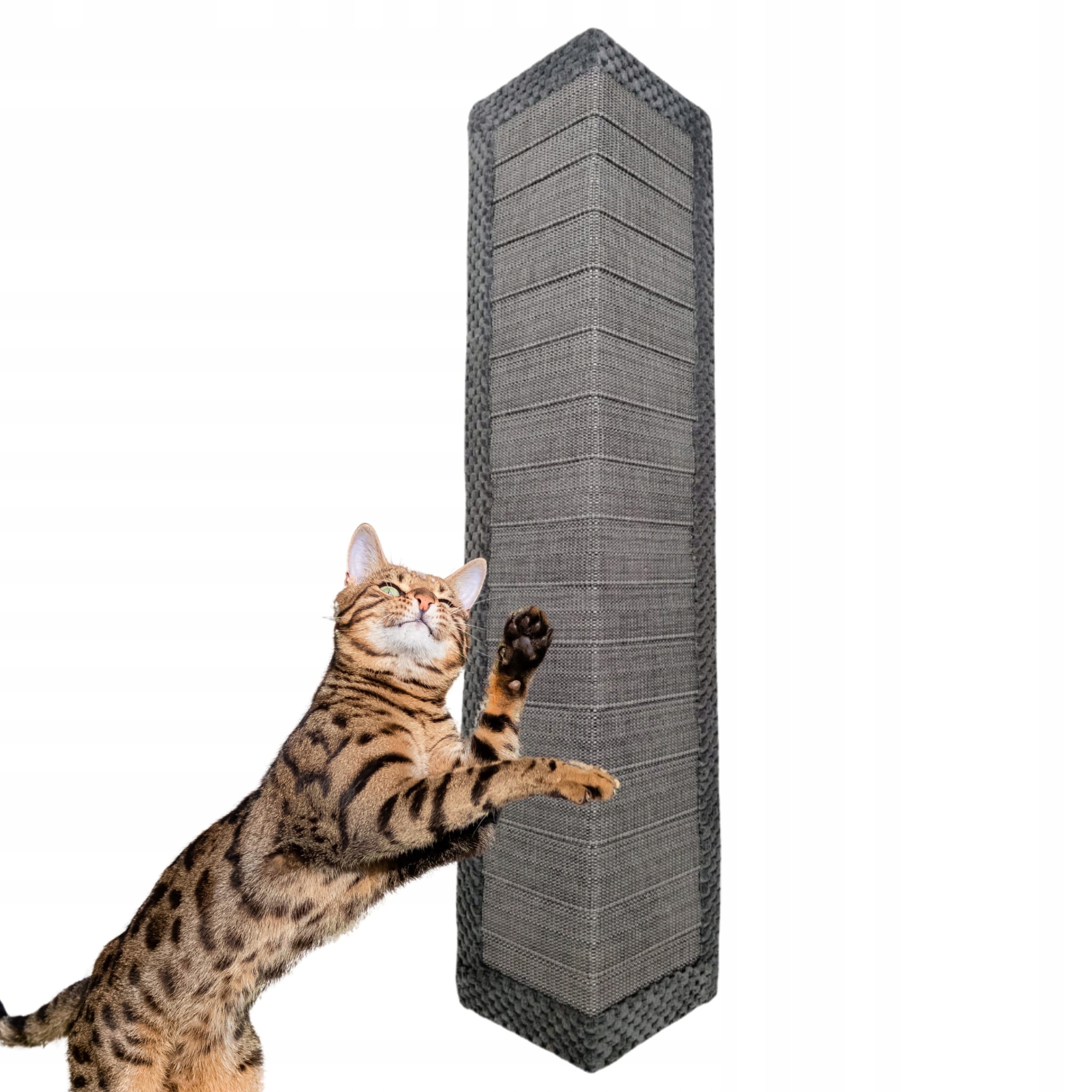 Drapak dla kota Makspol nr.25 Roguś wiszący Narożny 60cm Szary