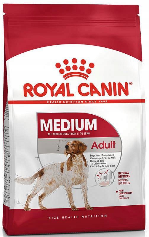 Levně Royal Canin Medium Adult Dry krmivo 4 kg