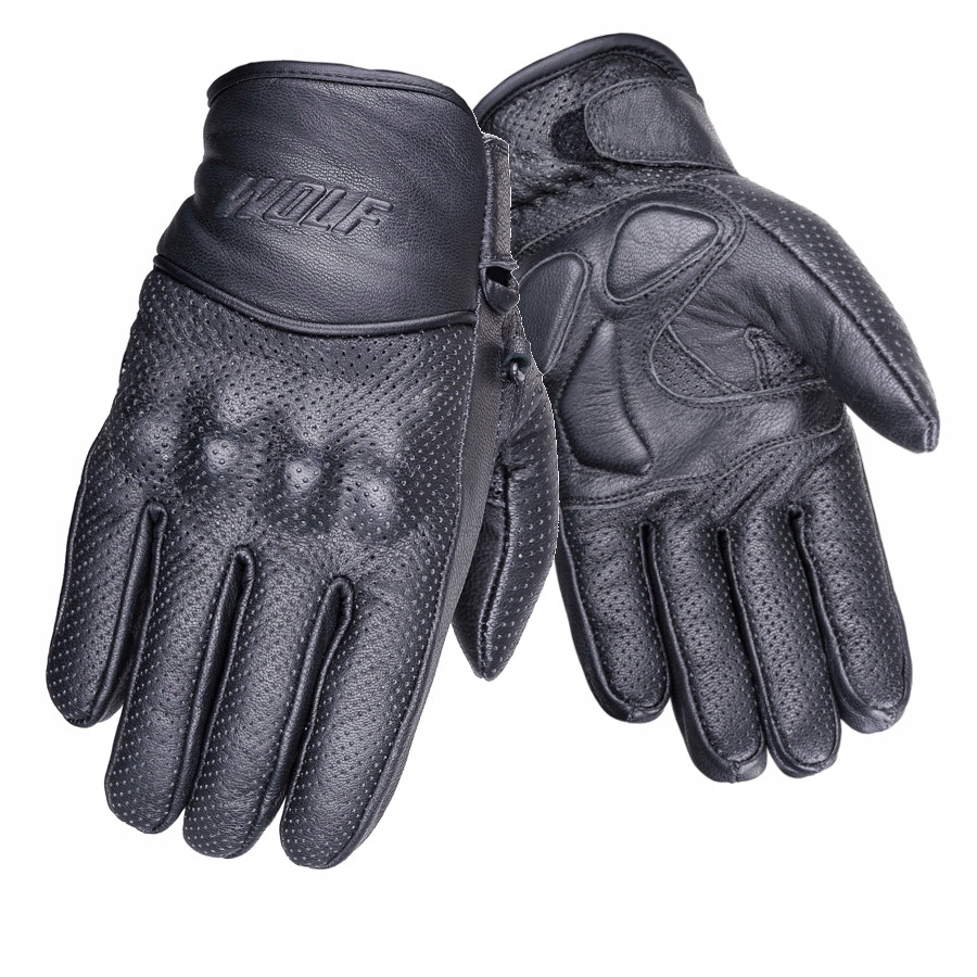 Rękawice Ze Skóry Na Motor Wolf Roadster XL