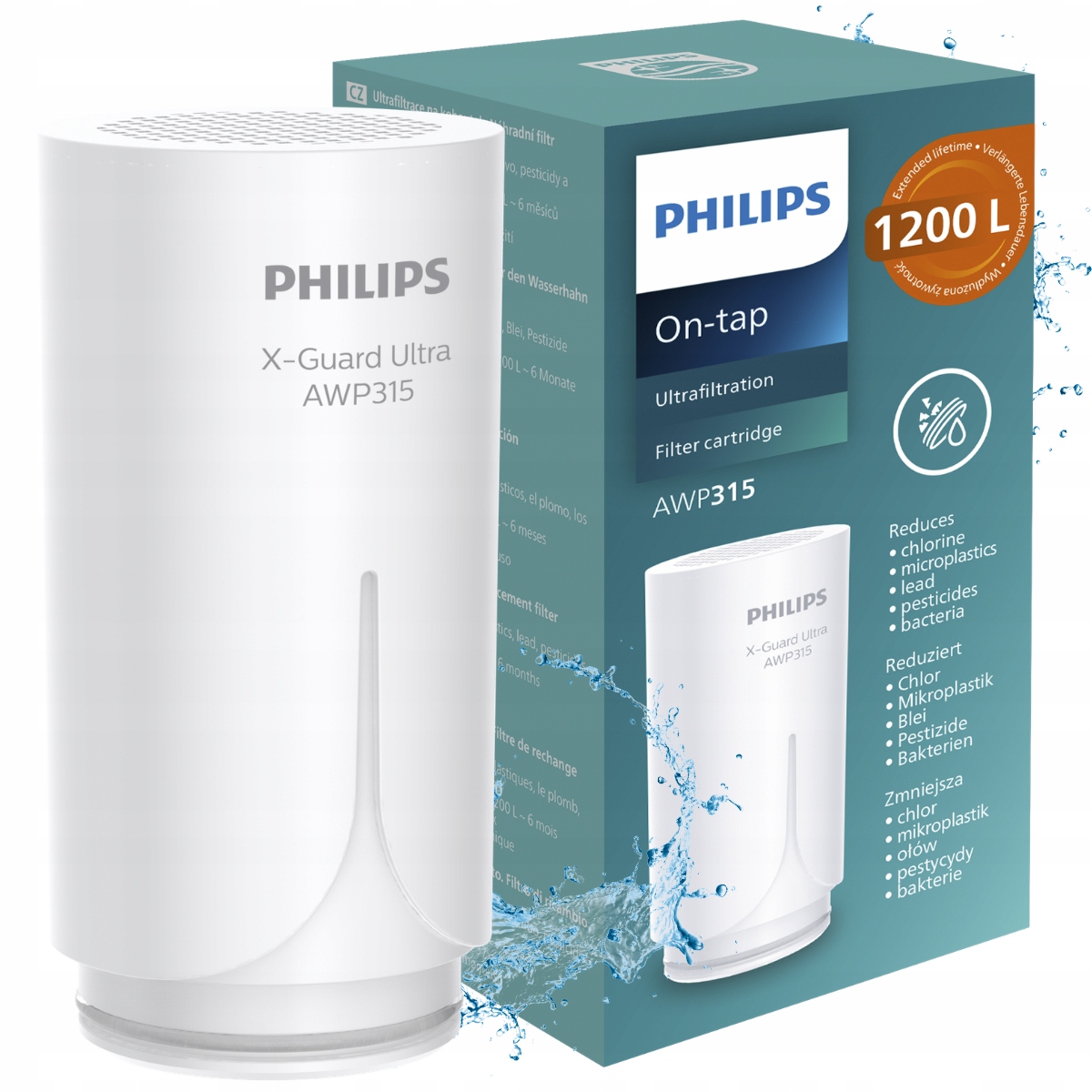 Wkład wymienny ultrafiltracyjny Philips AWP315 X-Guard do filtra na kran