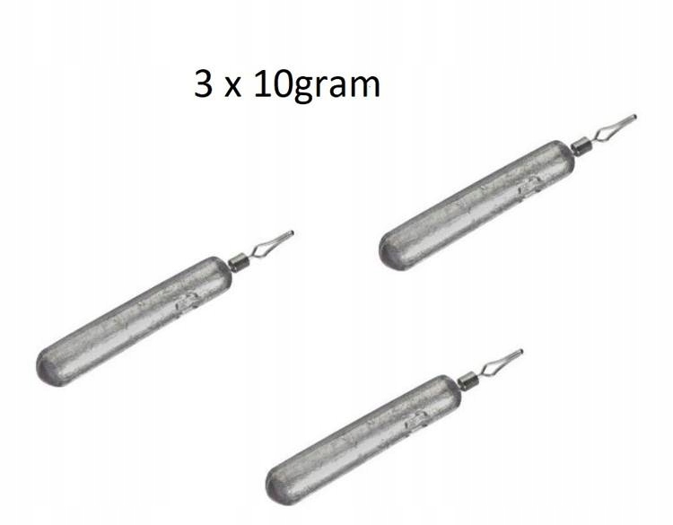 

Ciężarek Pałeczka Drop Shot 10 Gram OP.3SZT Konger