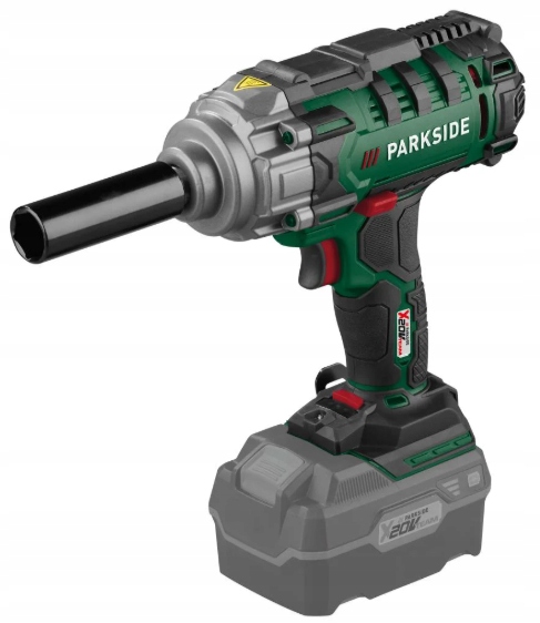 Parkside akumulatorowy klucz udarowy 20 V, Passk 20-Li C4 nasadki walizka