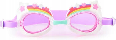 AQUA2UDE Okulary okularki do pływania dla dzieci Tęcza z Gwiazdkami 3+