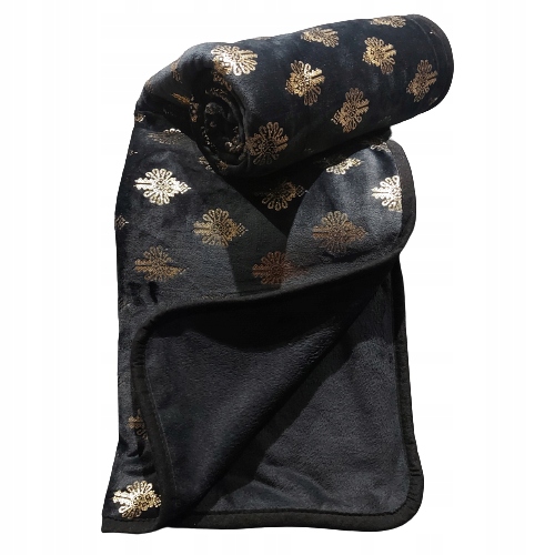 Fleecová Deka s pařeništěm 160/200 černá