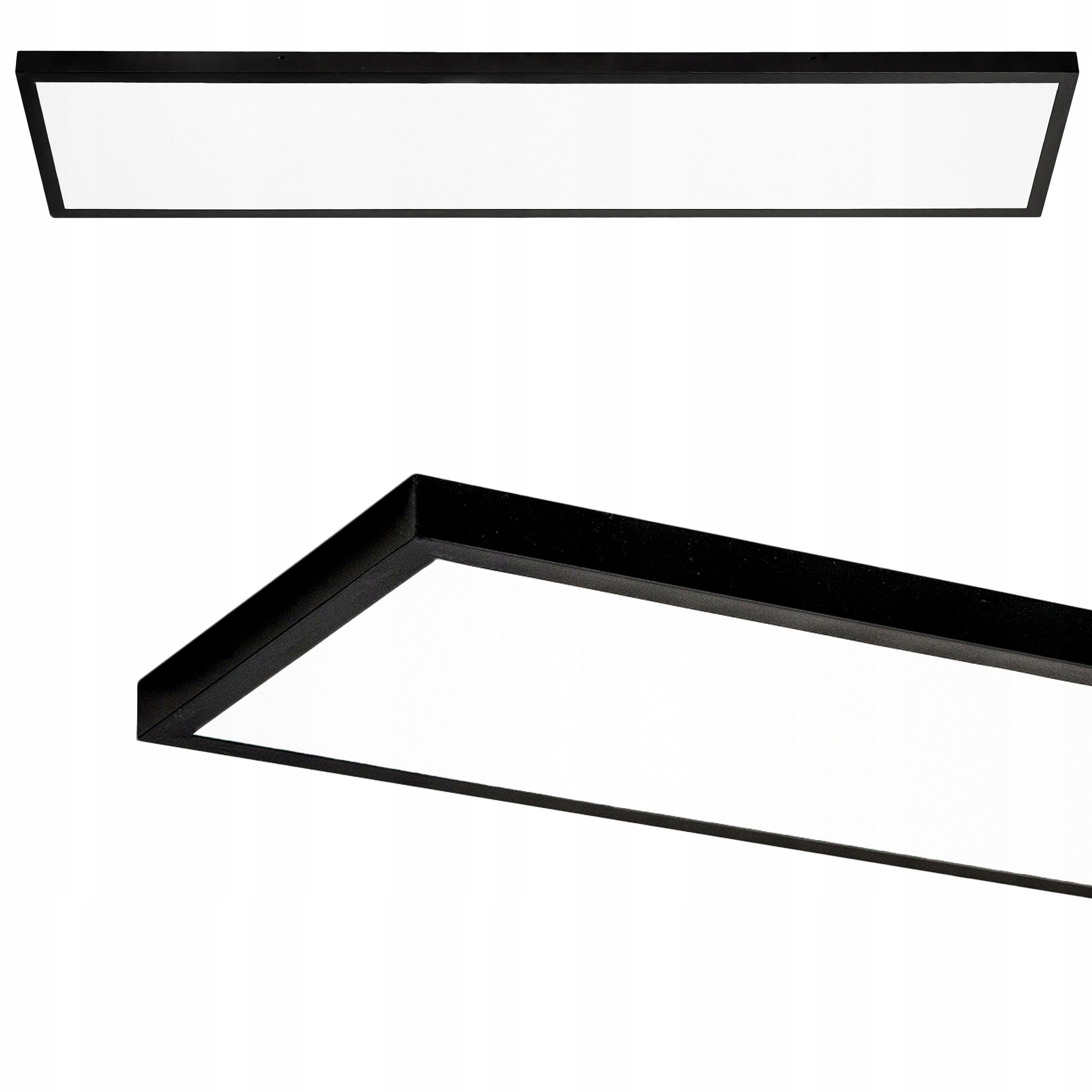 Panel Led Sufitowy 120x30 50W Natynkowy Czarny CCD