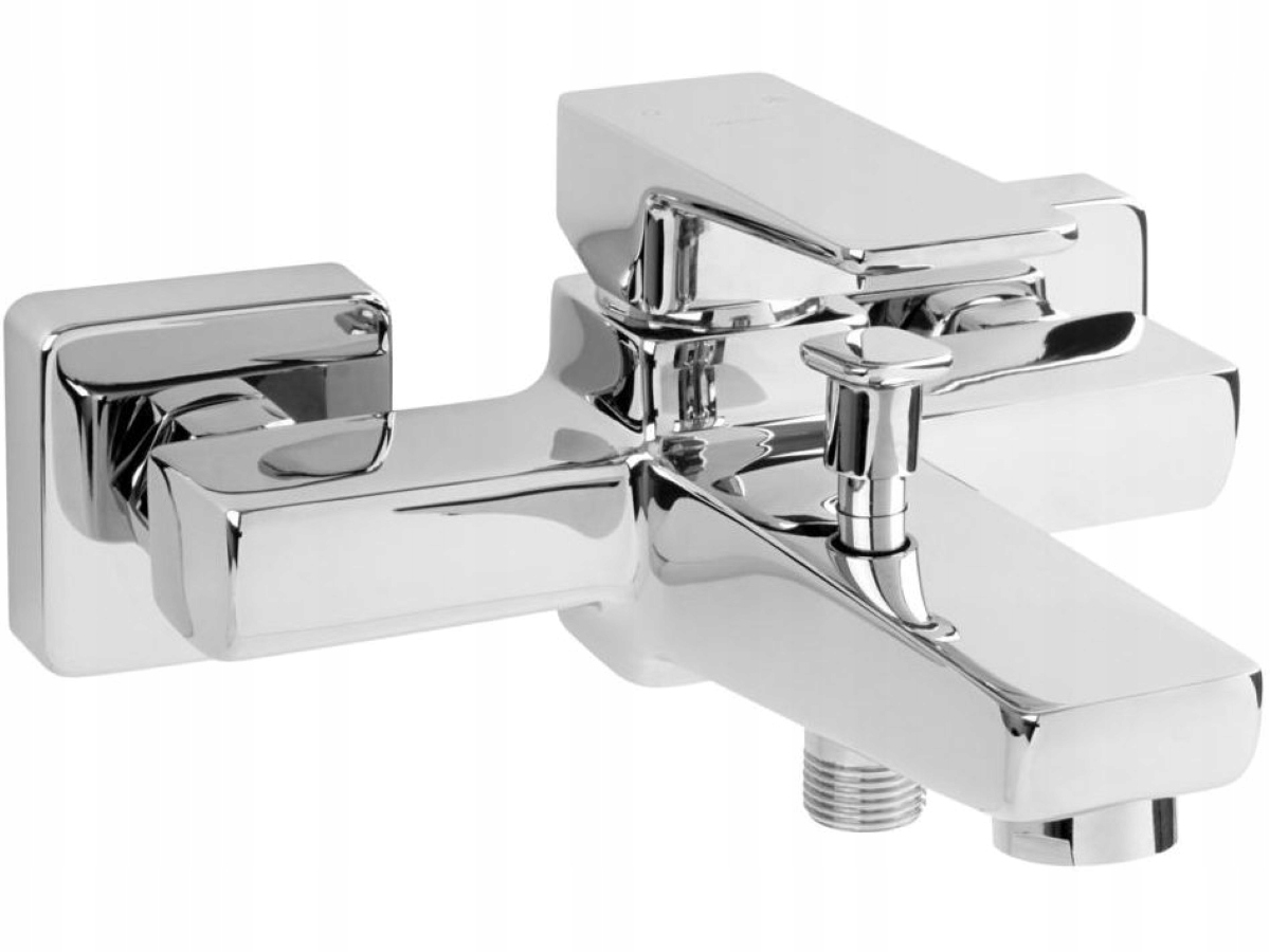 Dvojúchytková vaňová batéria Omnires Saxon chróm