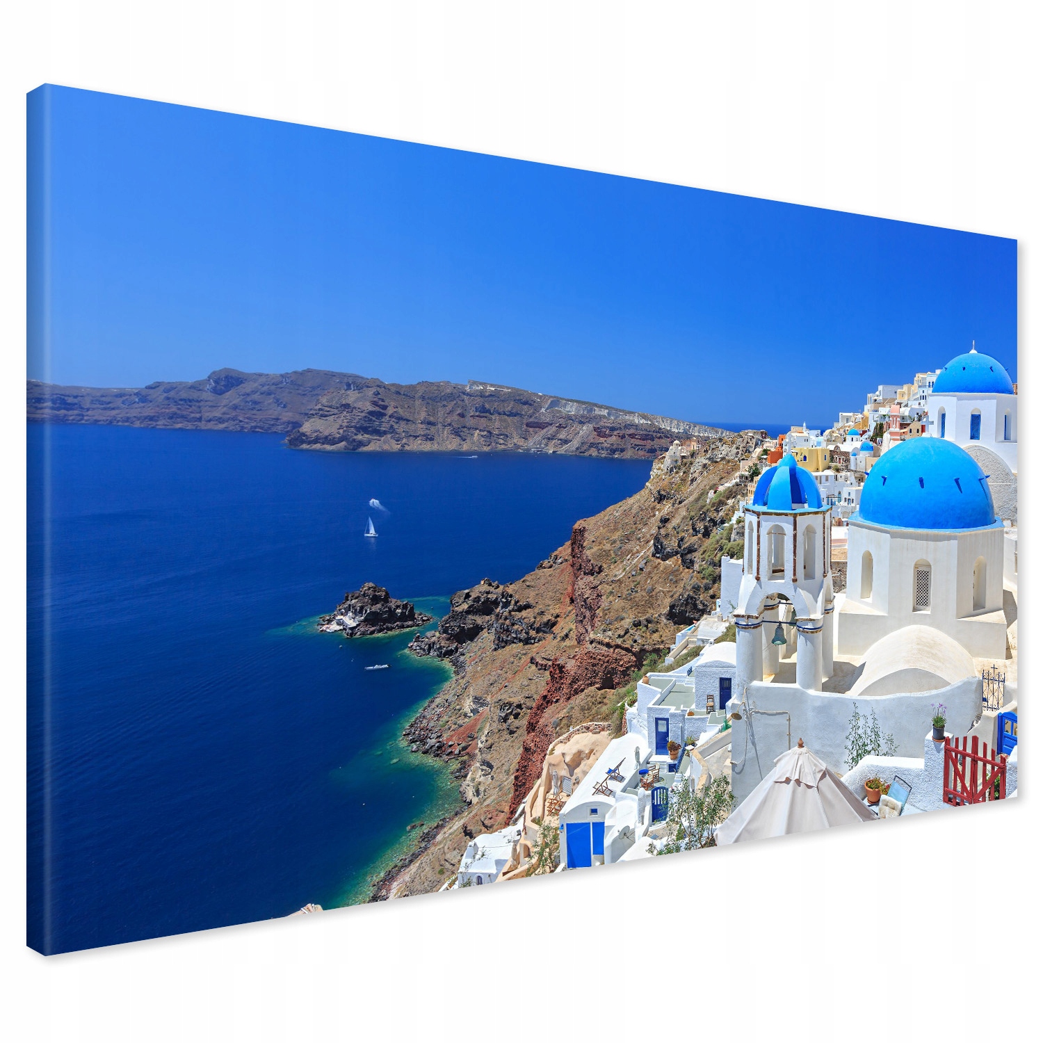 

Obraz na płótnie Grecja Santorini morze 120x80