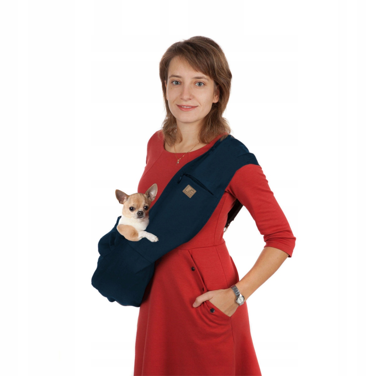 

Nosidełko, torba dla psa do 8kg | LileTink Graf