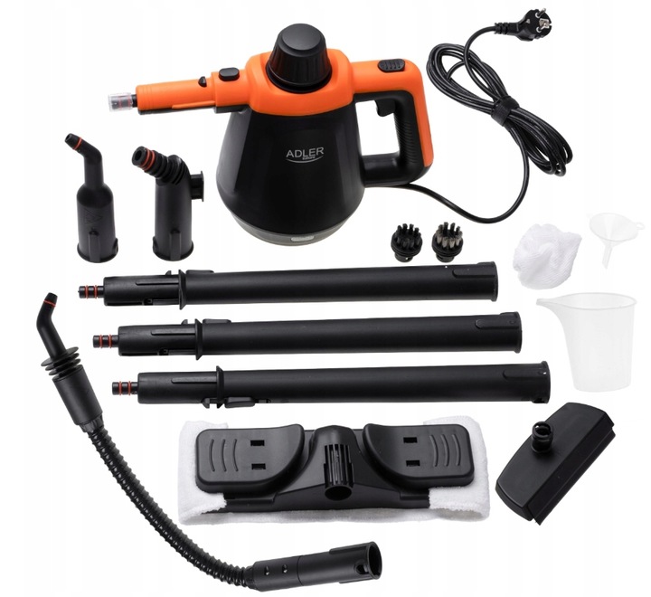 Výkonný Parní Čistič Parní Mop 7038 Nebo Čistič Velká Sada XXL