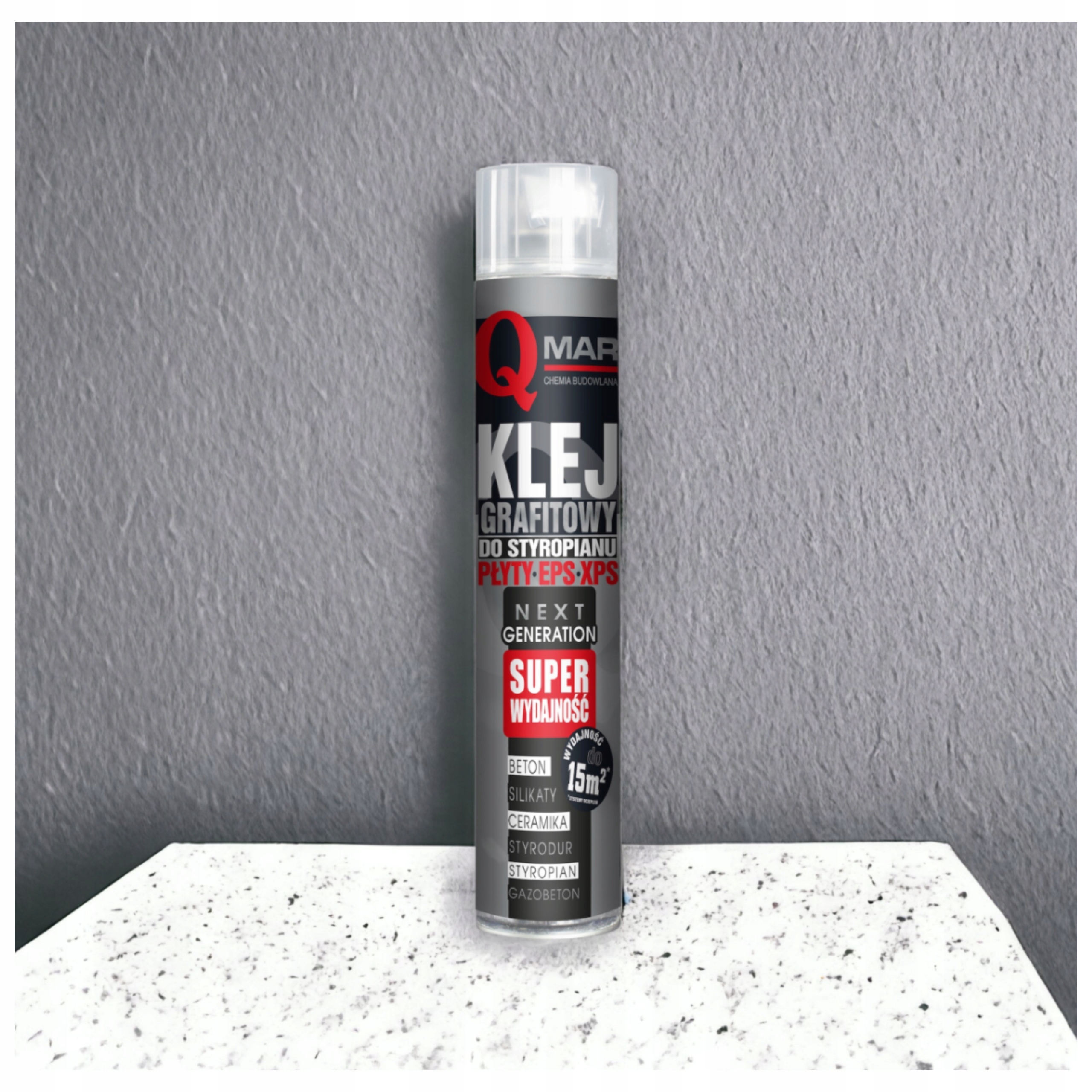 PIANOKLEJ DO STYROPIANU GRAFITOWEGO KLEJ XPS EPS PIANA PIANKA 790 ml QMAR Marka Qmar
