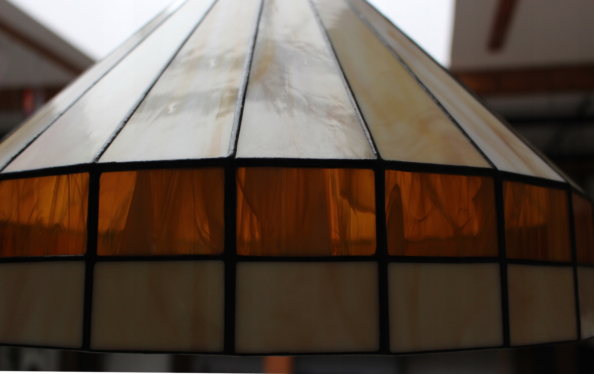 Lampa wisząca Tiffany Art Deco Beż Brąz Marka inna