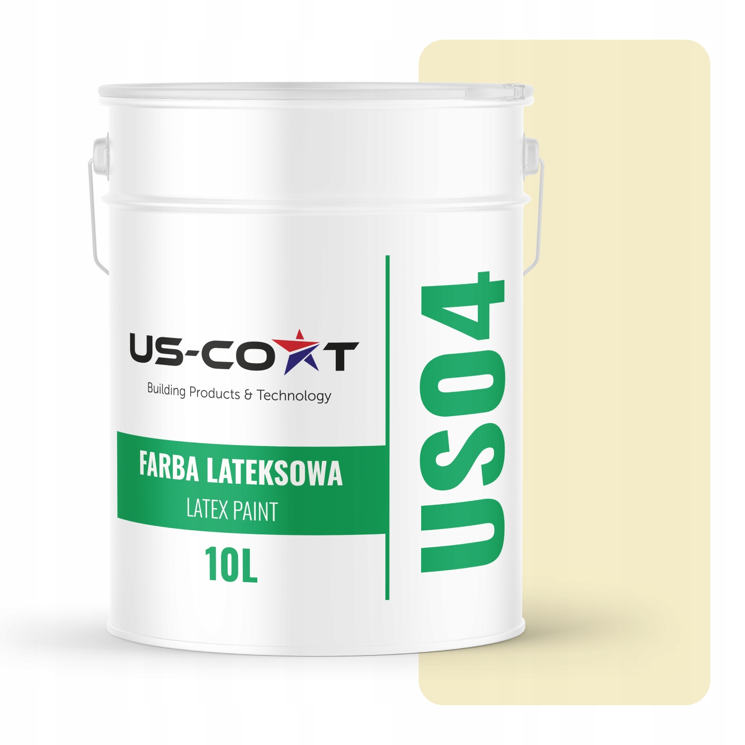 Barva Barva Bledě Žlutá H6883 10L Hluboká Matná Pro Stropní Stěny