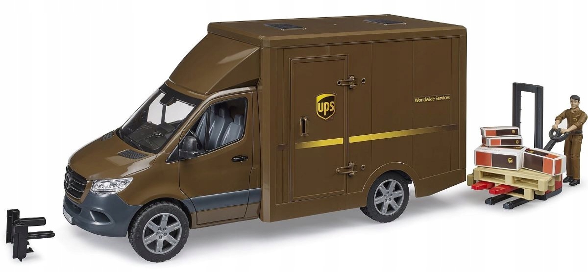 

Bruder 02678 Ups Mb Sprinter kierowca i akcesoria