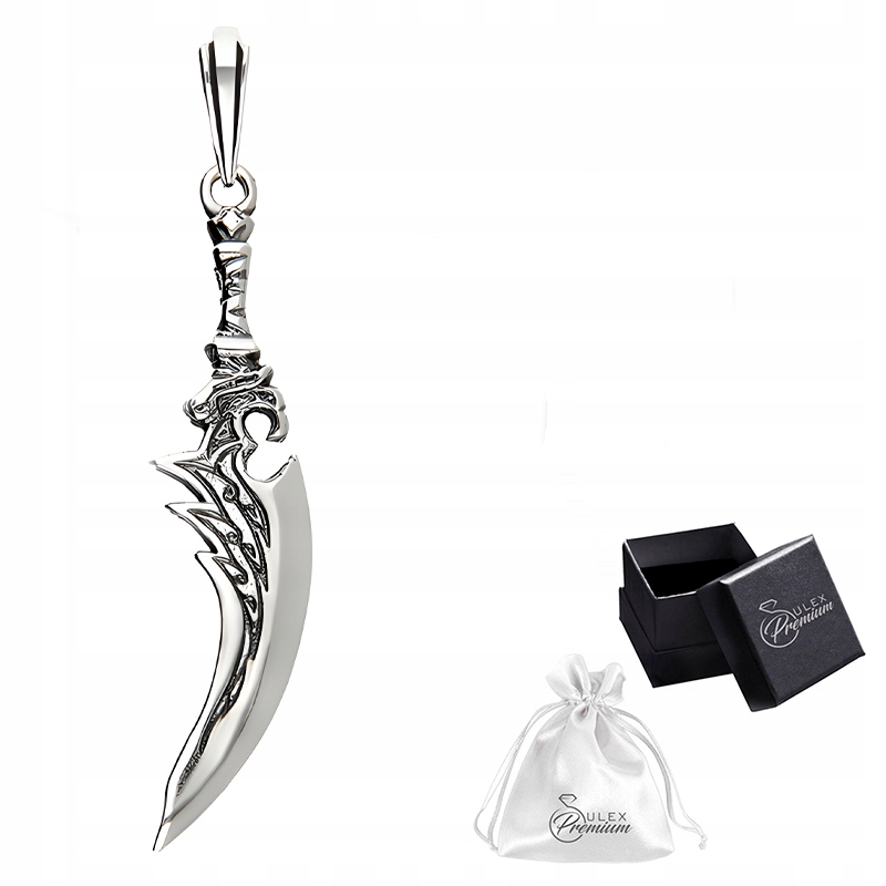 Přívěsek Stříbrný přívěsek ryzost 925 Keltský meč, dýka