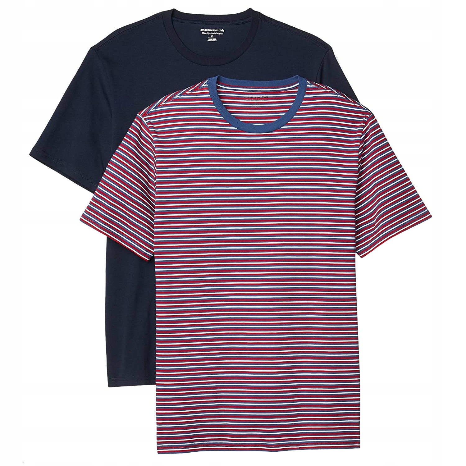 

Zestaw T-shirtów Męskich Paski Koszulki Roz.s 2szt
