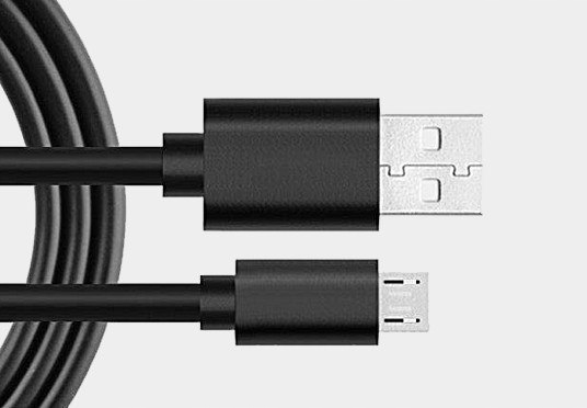 Kabel Usb microUSB typ B 5 m czarny