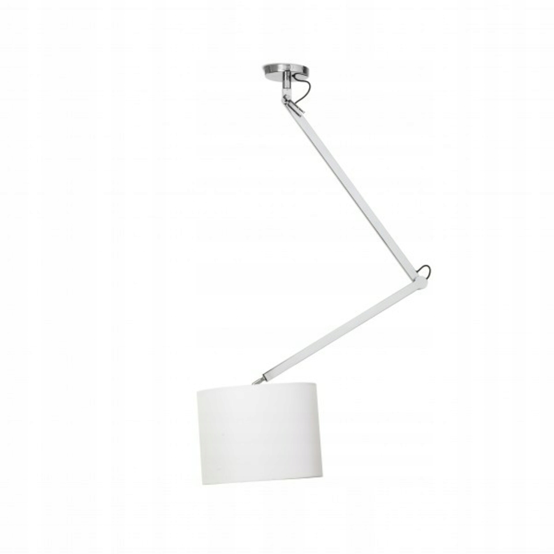 Rendl Madison C stropní lampa bílá/chrom, polohovatelná, E27, 42W
