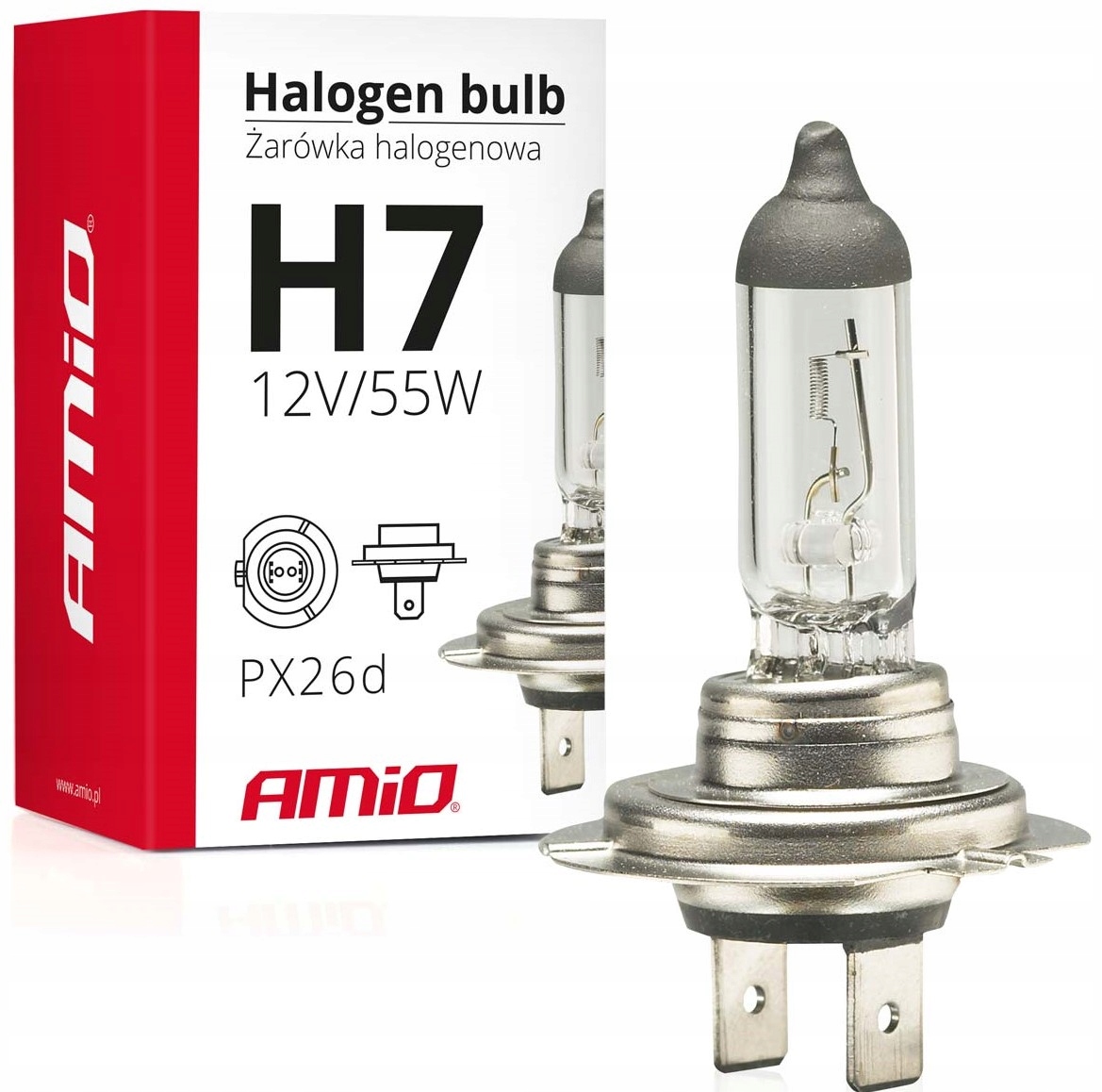

Żarówka Halogenowa H7 12V 55W filtr Uv E4 Żarówki