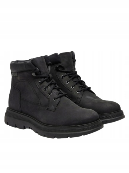 S.oliver Černé Pánské Kotníkové Boty S Kůží 43 6AB
