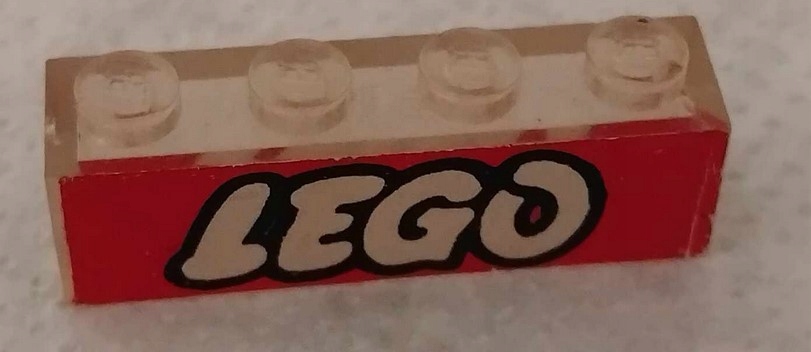 275h26. Lego space szyba trans pat pend 1x4 - vinted logo