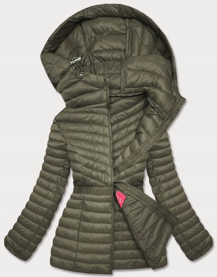 Tenká Bunda S Kapucí GT-212 Khaki L (40)