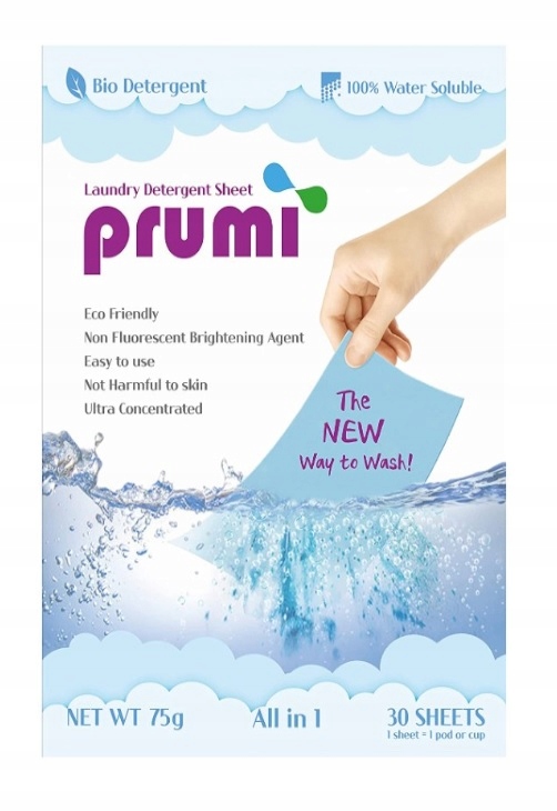 

30x Ekologiczne Listki Do Prania Prumi Wydajne