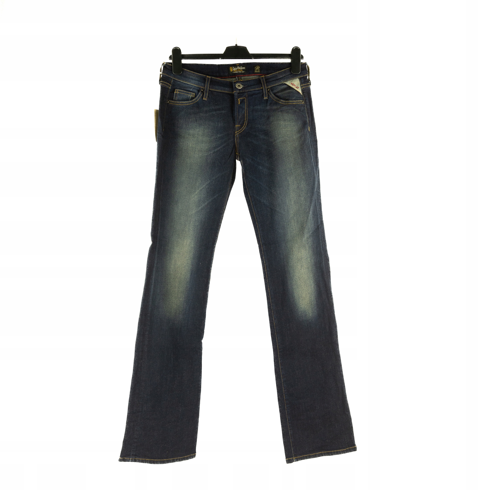Dámské Kalhoty Replay Džíny Námořnická Modrá Bootcut 29/34