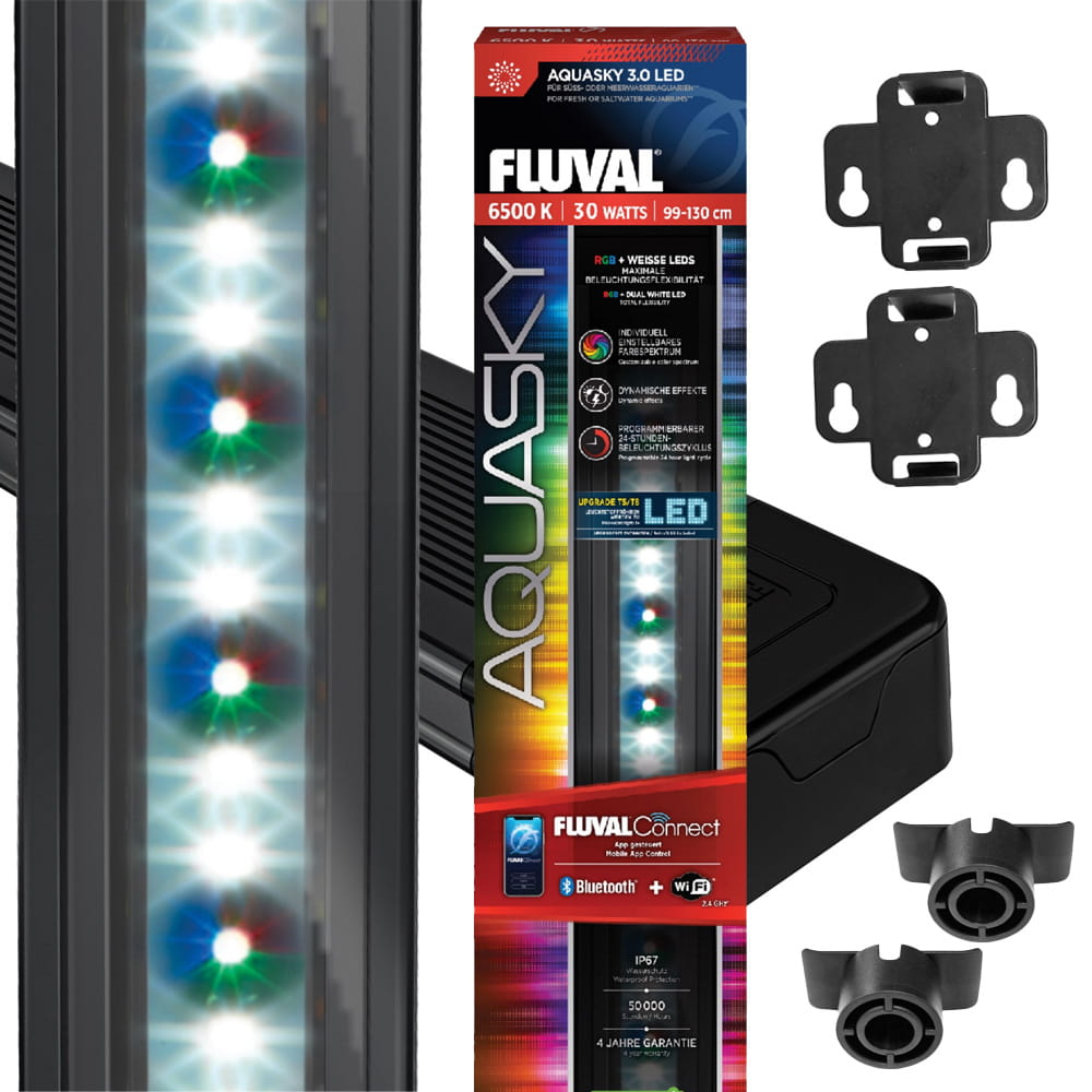 Levně Fluval AquaSky Led 3.0 Nosník pro akvária 30W 99-130,4cm Bluetooth