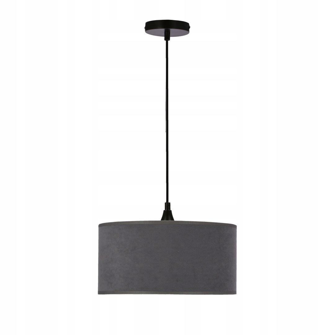 Maloto Závěsná Lampa Černá 1X60 E27 Stínidlo Válec