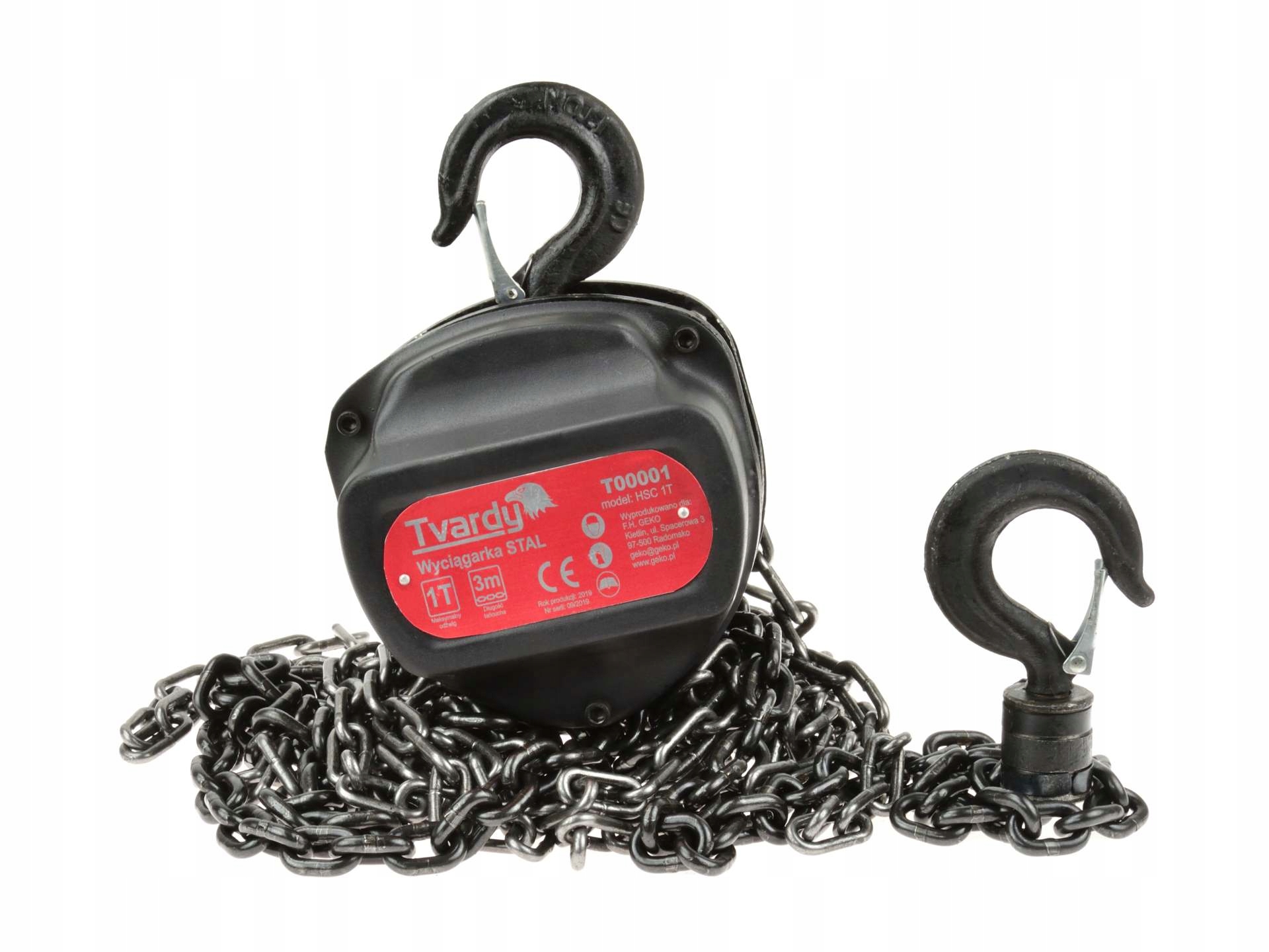 Стальная лебедка 1TX3M TVARDY