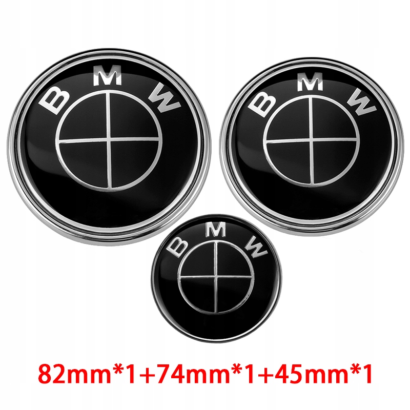 EMBLEMAT LOGO BMW ZNACZEK 7 SZTUK KOMPLET Marka Inna