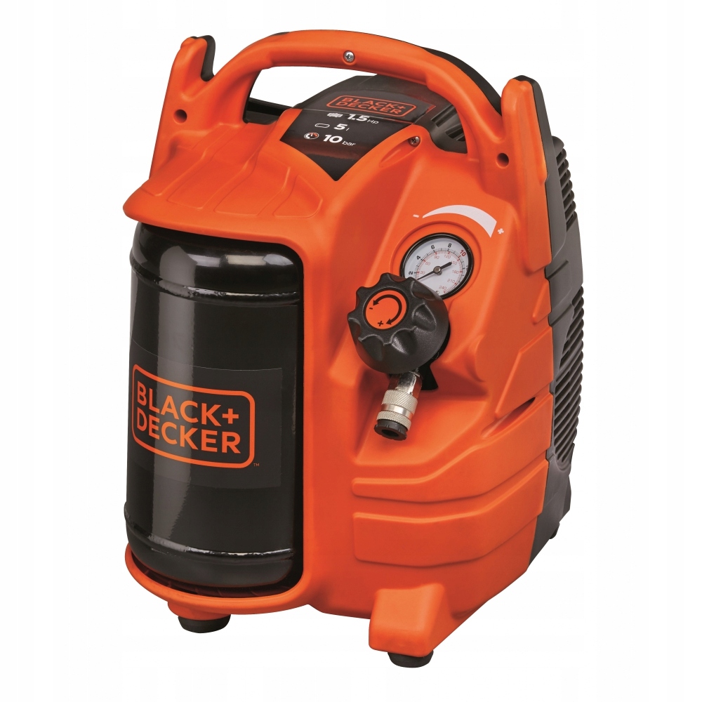 

Black+decker Kompresor Bezolejowy 5L 10BAR 1,5KM