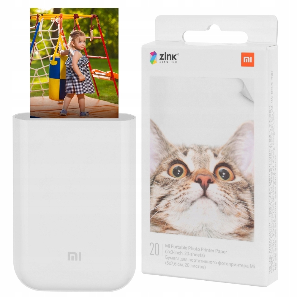 

Xiaomi Drukarka Do Zdjęć Z Telefonu Smart Papier