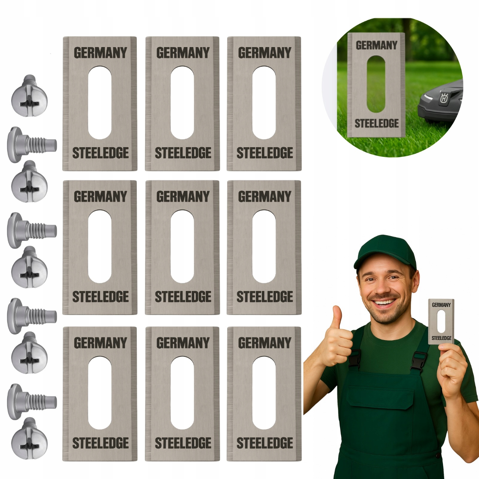 Nože Pro Sekačku Husqvarna Automower 105 305 430x Gardena Delospro 12 ks