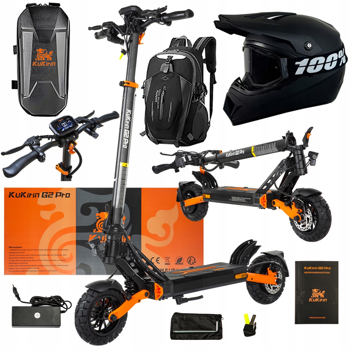 Pojazd Elektryczny KuKirin G2 Pro Abe 500w 48V 15.6AH 65KM 25KM/h +Dárek