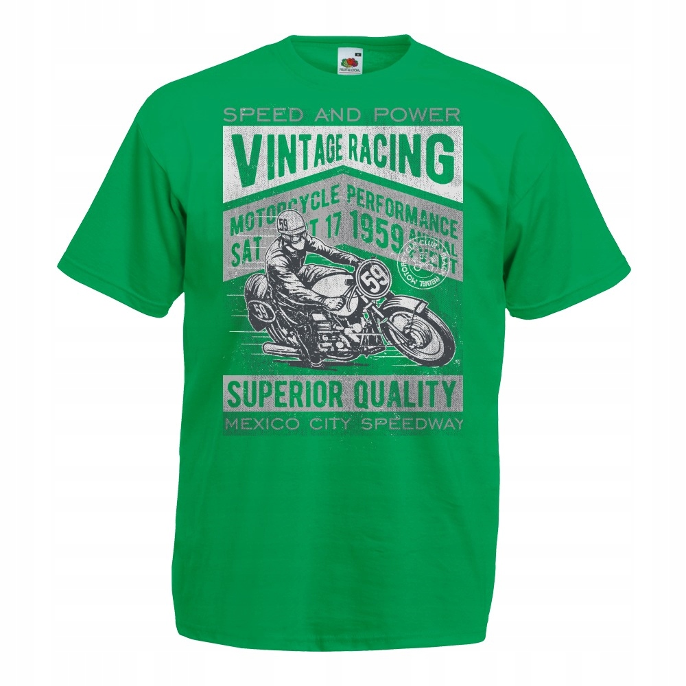 

Koszulka motocykl motocyklista vintage racing S